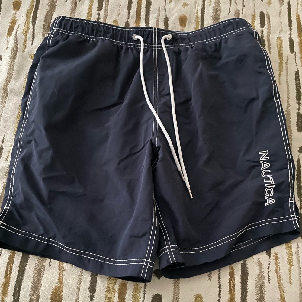 Nautica Dark Blue Swim Trunks